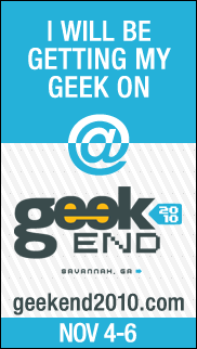 Let's "Geek the Homeless" @ Geekend 2010
